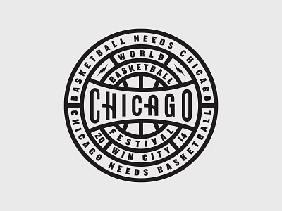 Badge badge chicago nike world basketball festival