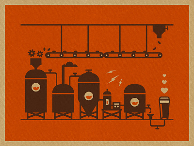 Vignette IX beer craft beer icons illustraion vignette wip