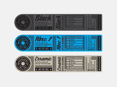 WIP VII bearings label mockup modus packaging