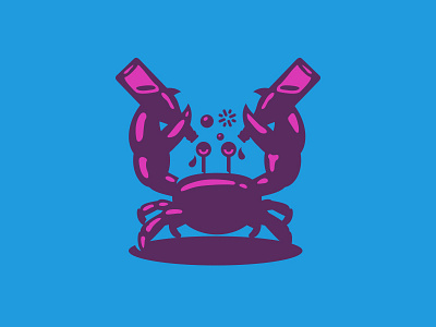 WIP beer color crab icon island life party wip