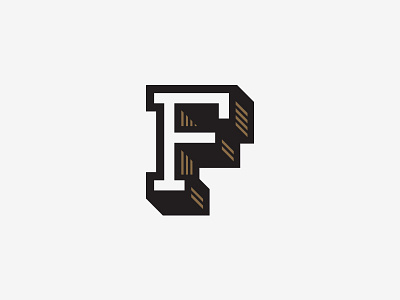 F 3d f letter type