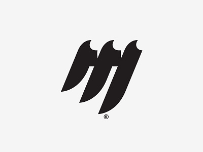 Branding braning letter m malibu boats mark