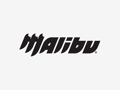 Branding II braning lettering malibu boats wordmark