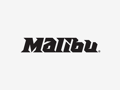 Branding IV braning lettering malibu boats wordmark