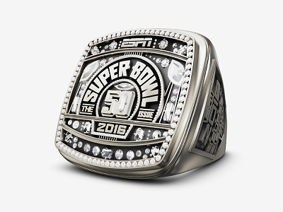 Illustration II 3d editorial espn illustraion ring super bowl