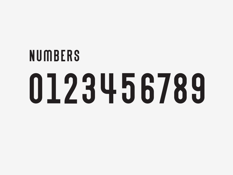 Numbers by Kendrick Kidd on Dribbble