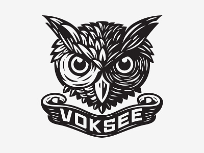 illustration illustration owl voksee