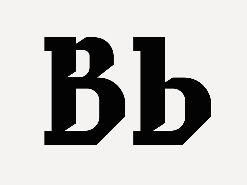 Lettering type lettering b