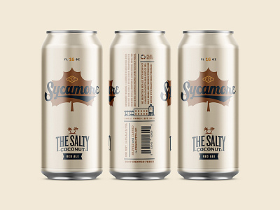 Packaging beer brewery north carolina packaging sycamore brewing the salty coconut