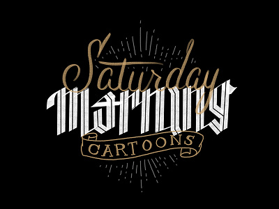 Lettering lettering morning saturday type