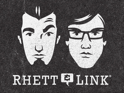 These guys illustration rhett and link