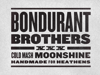 Type bondurant brothers discovery channel moonshine type