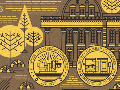 Illustration illustration certificate badge detail