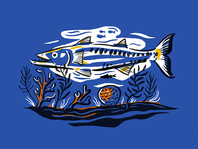 Fish Illustration designs, themes, templates and downloadable graphic  elements on Dribbble