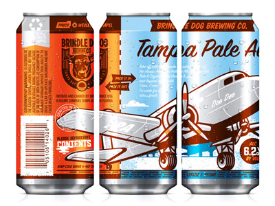TPA Can beer can florida illustration packaging