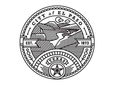 Illustration VIII badge illustration texas