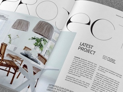 Interior Mag / Editorial Template layout magazine layout minimal modern portfolio portfolio book print product product catalogue simple stylish template