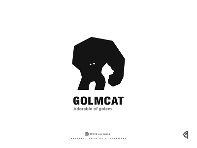 golmcat logo adobe illustrator adorable advertising awesome brand branding business card cat designs golem identity illustration illustration art logo design logo designer logos logotype proffesional simple logo vector