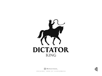 dictator king logo brand branding buy logo design designer designs dictator government illustration king kingdom knight logo logo design logos logotype medieval proffesional simple logo vector