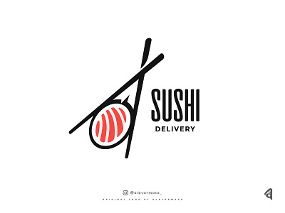 Sushi Delivery Logo By Alby Armasa On Dribbble