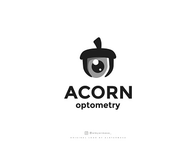 acorn optometry acorn brand branding bussines buy logo company elegant eyecare eyes glasses illustration logo logo design logogram logotype modern oak optometry proffesional simple logo