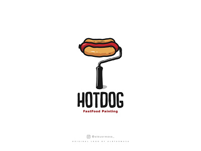 hotdog painting logo