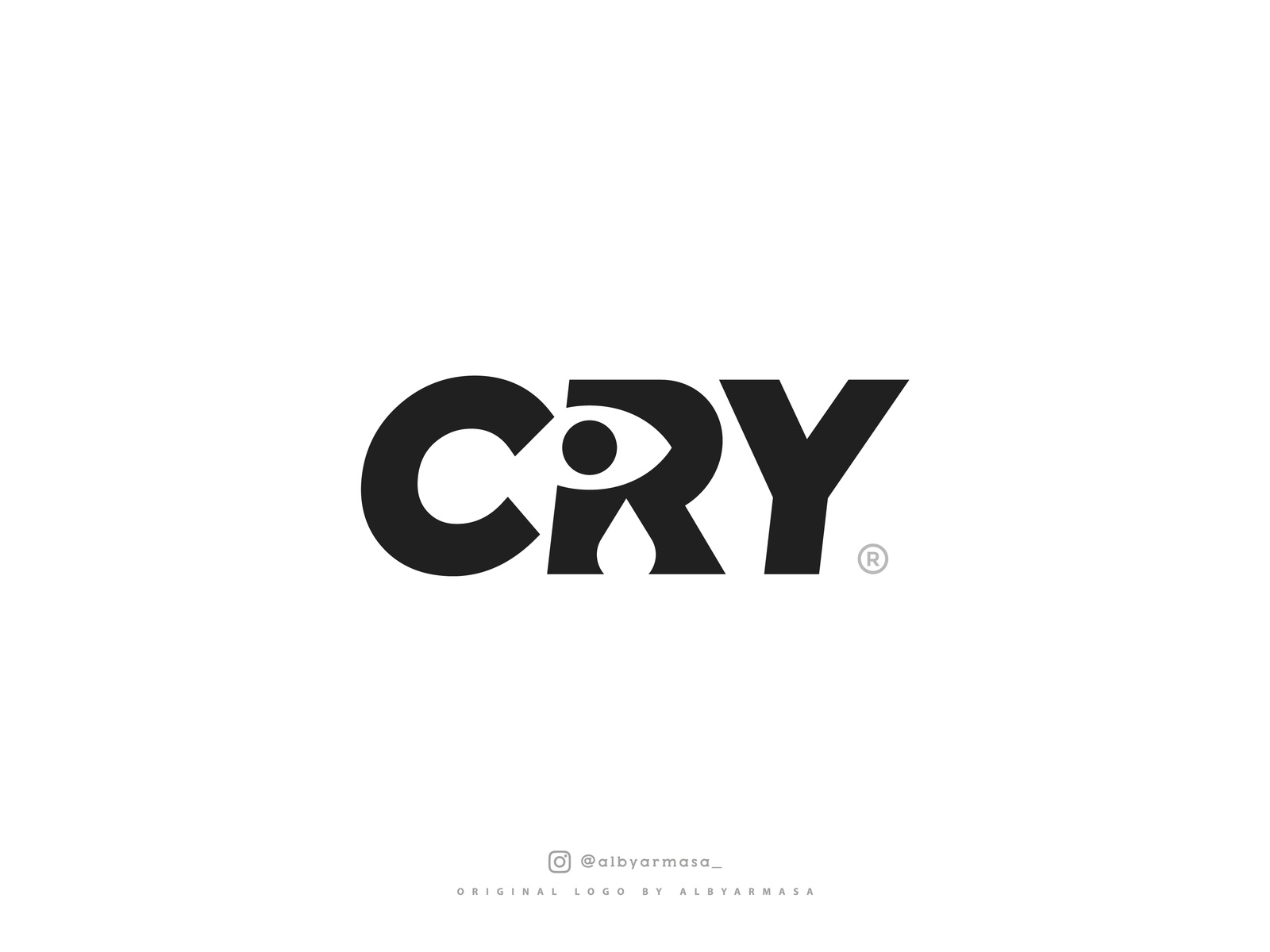 Cry logotype by Alby armasa on Dribbble