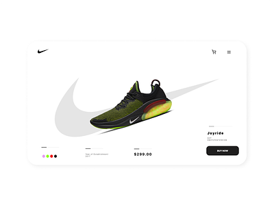 Nike Website | Nike Product Card | UI app nike product product card productcart ui ux