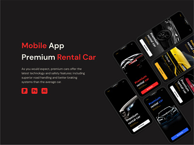 Rental Car Case Study | UX UI Mobile App app car case ios mobile mobileapp rental ui ux