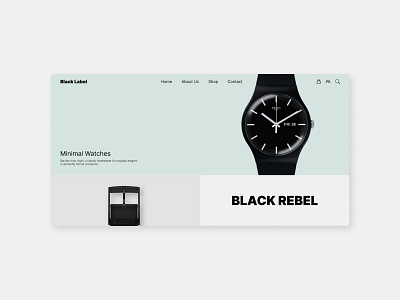 Watch Store | Minimal | UI Minimalist | Shop Watch app design graphic design shop store ui ux watch website