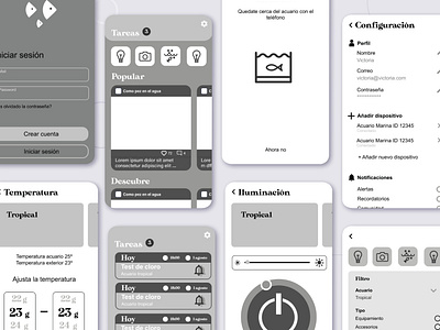 Wireframes App Mobile