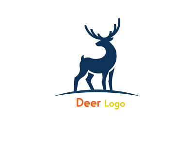 Modern Deer Logo abstract animal logo brand identity business company logo deer illustration deer logo greadient logo design minimal modern simple vector