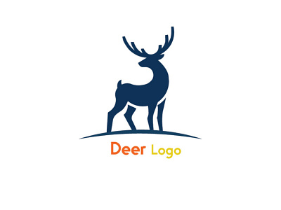 Modern Deer Logo