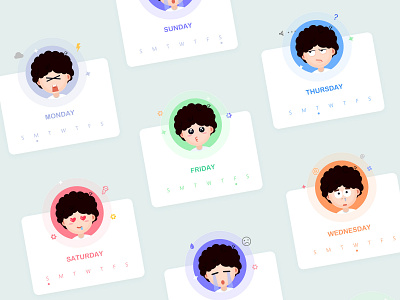 EMOJI boys character emoji flat icon illustrator sketch ui