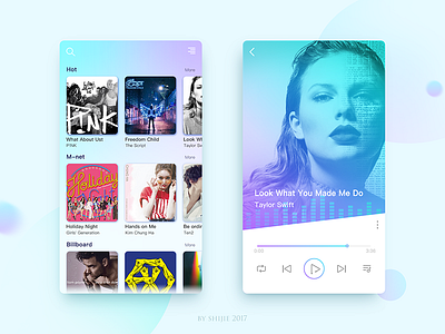 Music App app music player ui