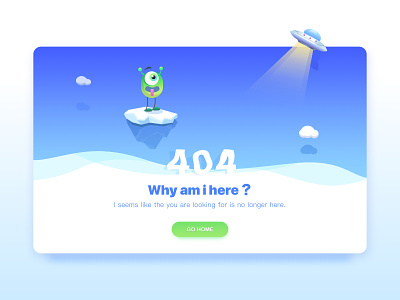 404 Page 404 app flat illustration landscape ui