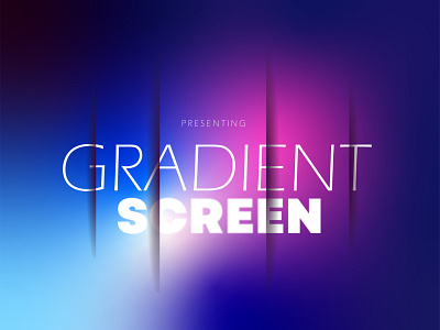 Gradient Screen Series - Style 3 backdrop blues color palette colorful design gradient gradient background illustration portfolio vector