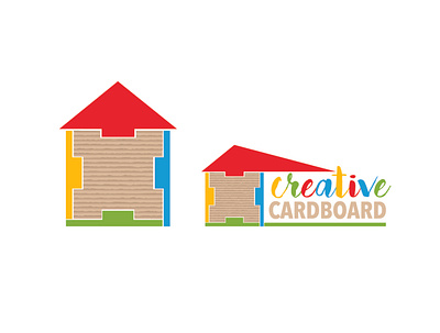 Cardboard playhouse logo