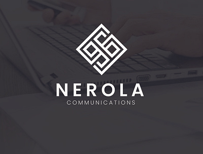 Logo Branding - Nerola Communications abstract branding design drone drones logo logo logomark minimal minimalist organization social social media