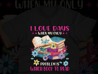 Book Lovers T-Shirt Design