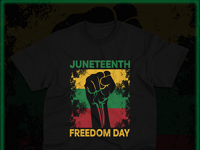 JUNETEENTH T SHIRT DESIGN apparel branding clothing design graphic design illustration juneteenthtshirt t shirt tshirtlogo tshirts vector