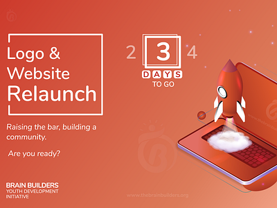 Brain Builders Brand Relaunch Countdown