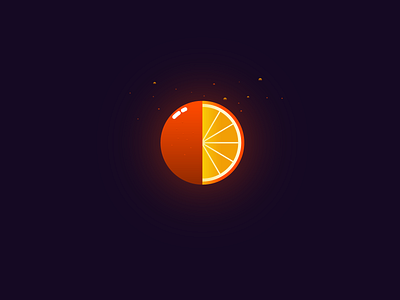 Orange graphic design illustrator logo vector