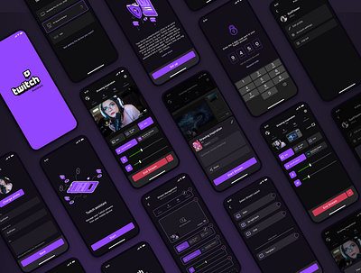 Twitch Assistant. Remote control for your stream app design mobile mobile app research stream service twitch twitch assistant ui user test ux uxui design visual design
