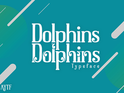 Dolphins serif typeface with decorative app bold branding decorative design font graphic design illustration logo minimal sans serif serif strong typeface typography ux vector versatile web website