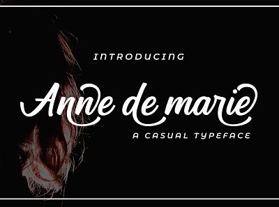 Anne De Marie branding decorative design font illustration minimal strong typeface typography versatile