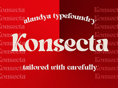 Konsecta - Unique and versatile serif display