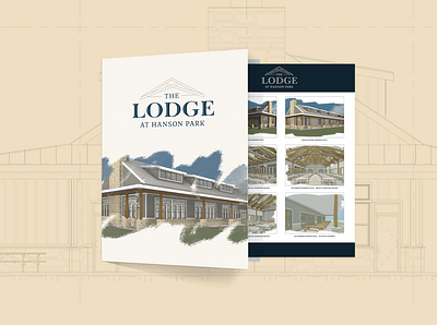 Lodge Event Venue - Logo & Branding branding collateral color palette event venue graphic design logo
