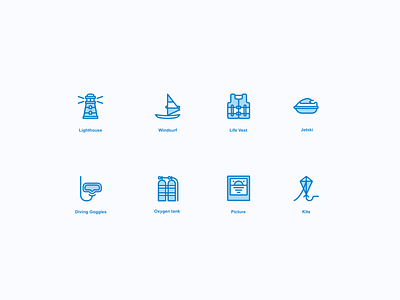 Holiday & Travel Icon set ( preview ) app branding clean design flat graphic design icon illustration illustrator interface logo minimal mobile ux vector website