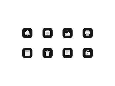 User interface icon set